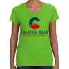 Women's V-Neck Fine Jersey Tee Thumbnail